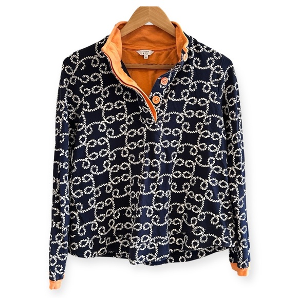 crown & ivy Tops - Crown & Ivy | Pullover Quarter Button Knit Top